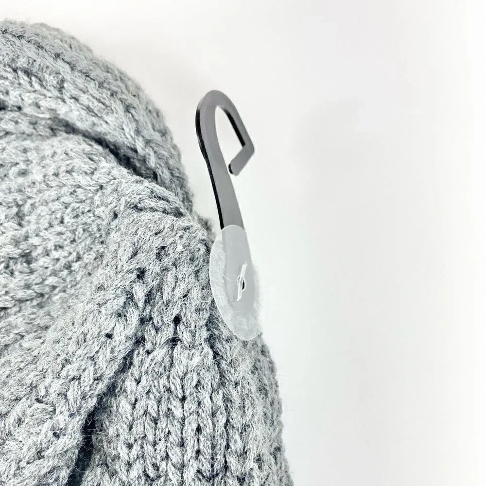 C.C Grey knit beanie